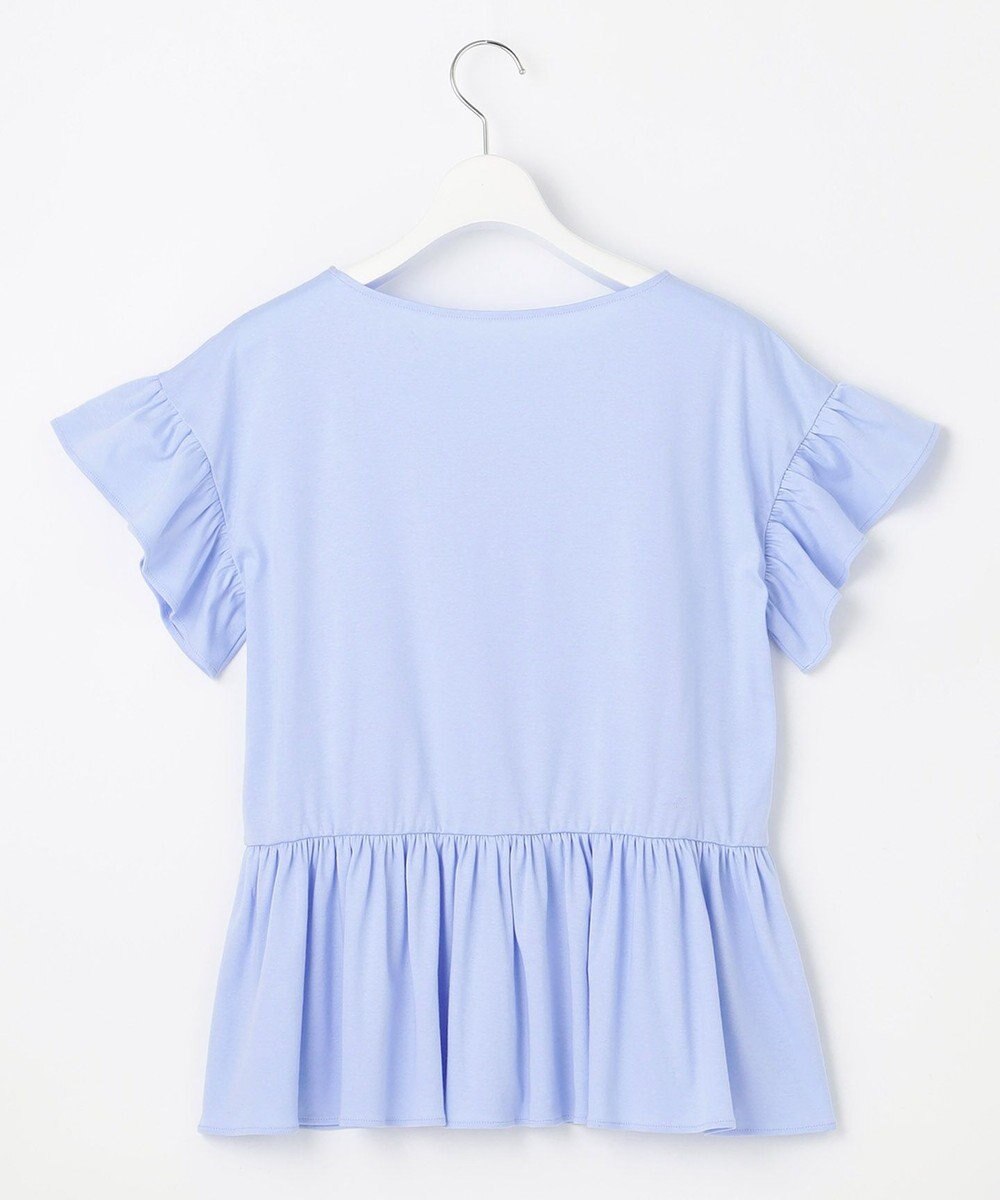 Feroux 【UVケア】フリルスリーブペプラム カットソー 