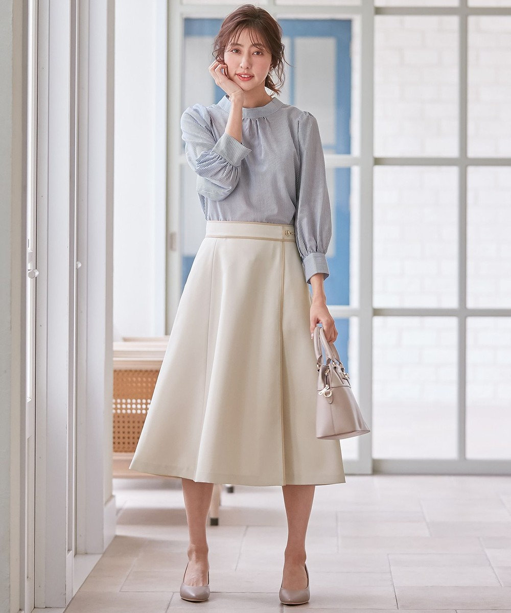 洗える】ビットポイントフレア スカート / any SiS | ファッション通販