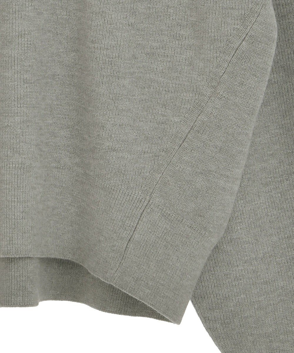 AMERICAN HOLIC バイパチ片畦衿付きニットプルオーバー 