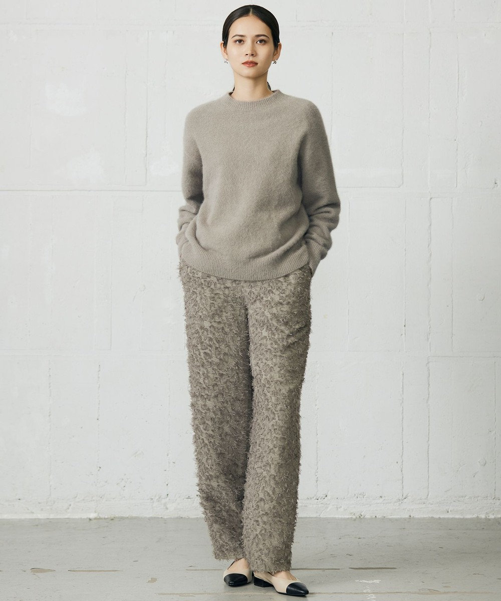 自由区 L 【SHIHOさん着用】ヘアリーフォックスプルオーバー ニット 