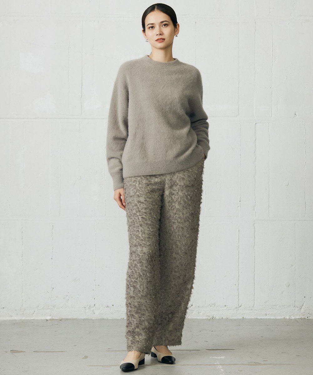 自由区 L 【SHIHOさん着用】ヘアリーフォックスプルオーバー ニット 