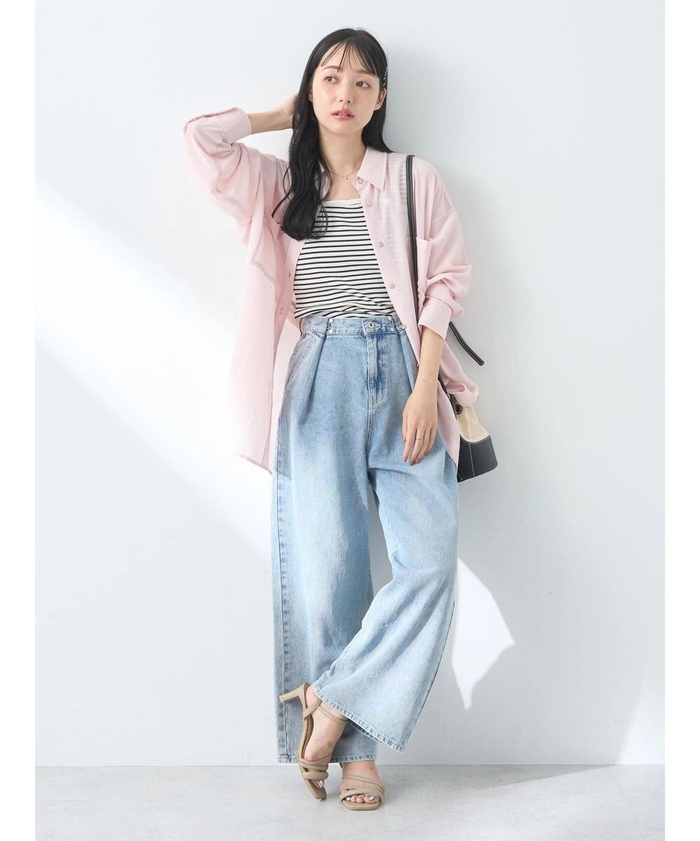 earth music&ecology ウ゛ィンテージボタンフロントポケットシャツ 