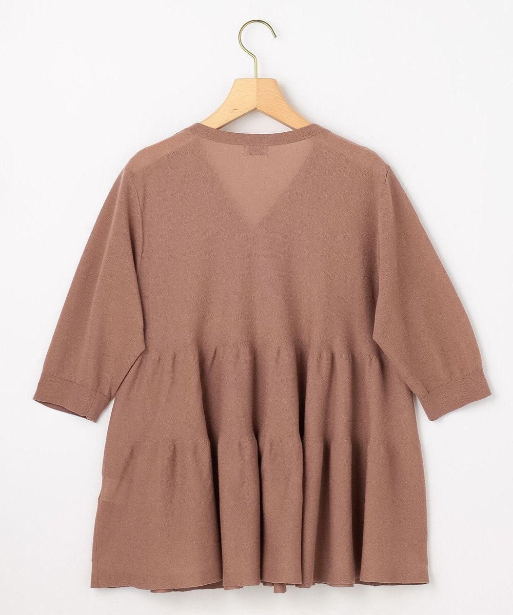 組曲 L 【先行予約】シアーニット　ティアードカーディガン 