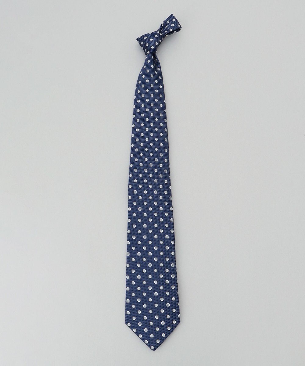 GOTAIRIKU 【日本製】西陣ネクタイ_ネイビー×サックス系 