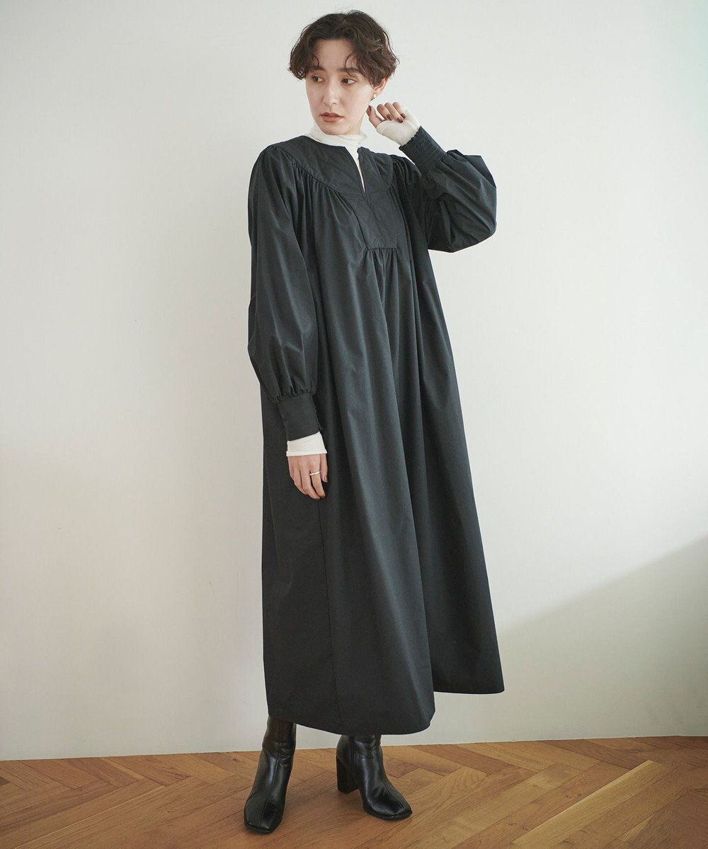 #Newans 【ANSWER for ほど甘トレンド】キルトカラーワンピース 