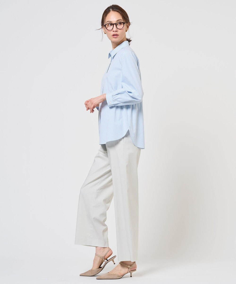 J.PRESS LADIES S 【WEB限定カラーあり】コンパクトエステネージュ シャーリング ブラウス 