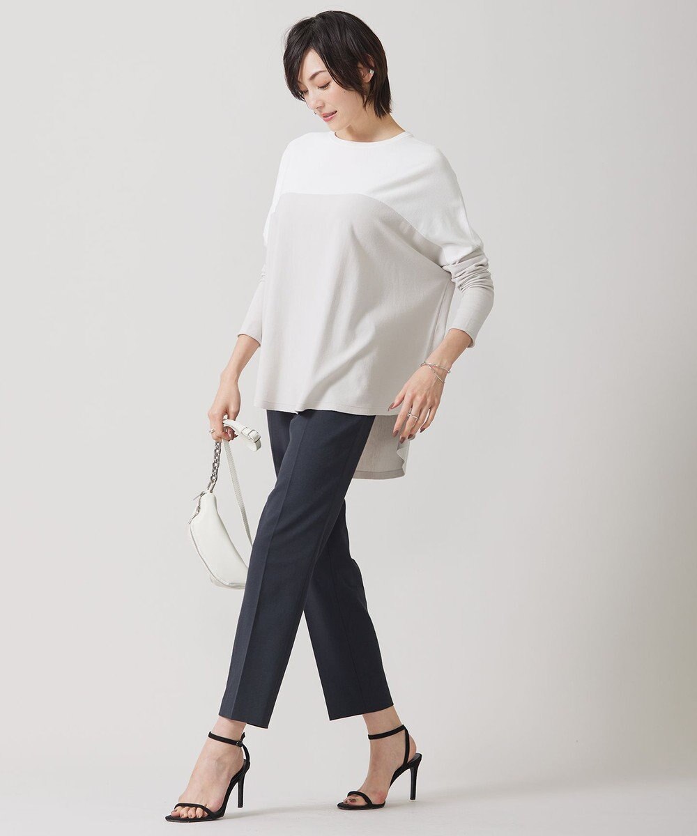 ICB 【洗える】 ヴィスコースワイド プルオーバー 