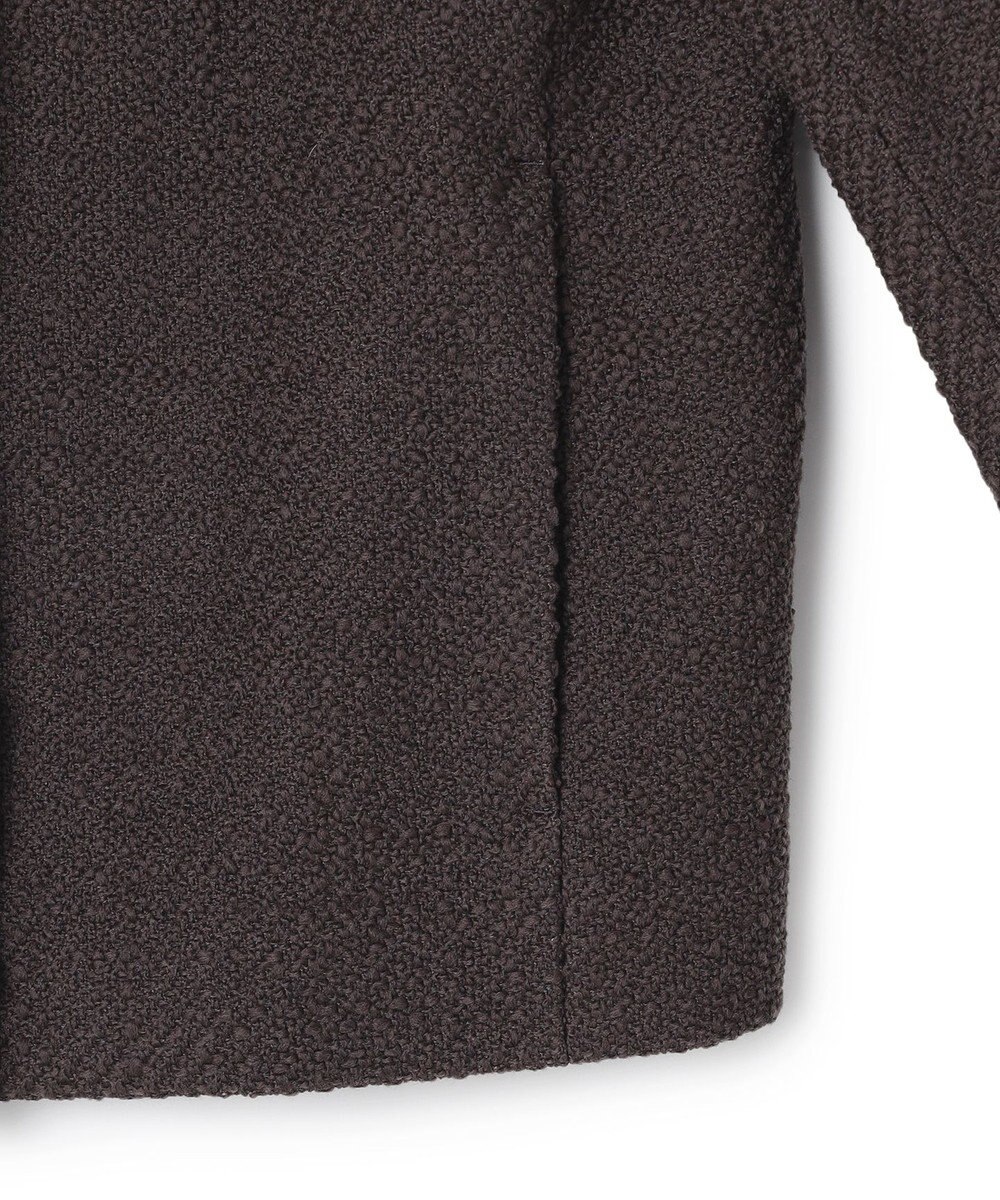 BEIGE， 【Oggi 10月号掲載】MULLIN / ウールツイードメタルボタンノーカラージャケット 