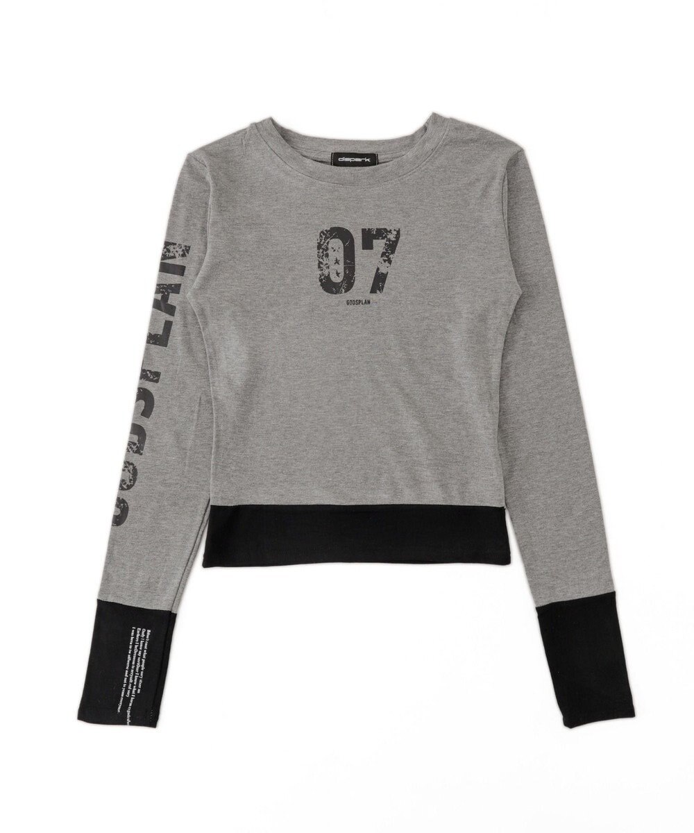 WEGO ナンハリングーレイヤードトップス 