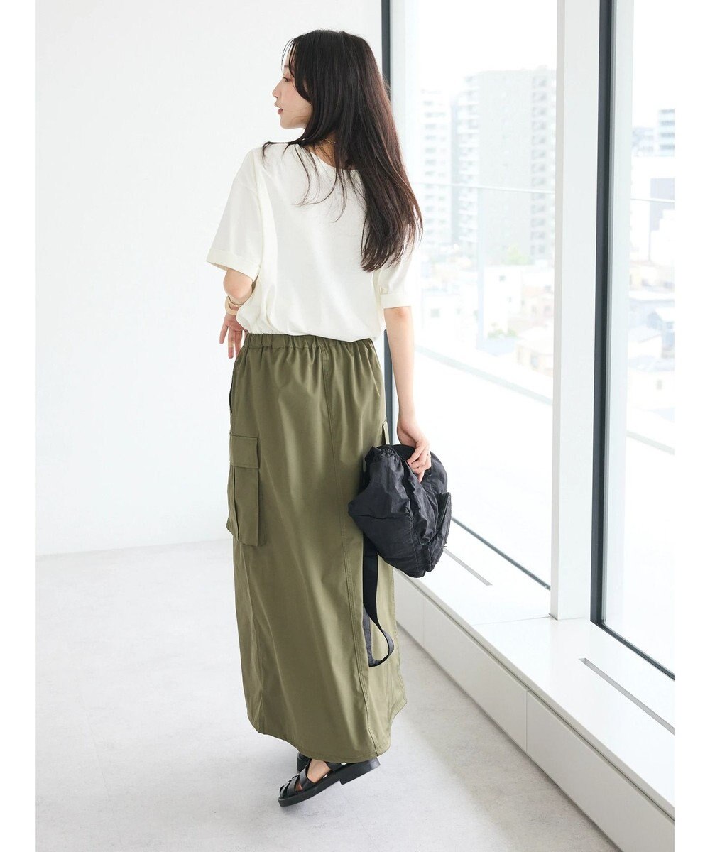 CRAFT STANDARD BOUTIQUE 接触冷感/抗菌防臭/ 前後2WAY半袖スクエアネックTee 