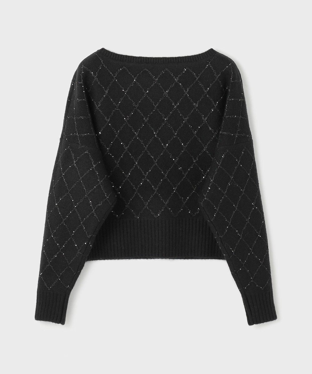 GRACE CONTINENTAL スパークルニットトップ 