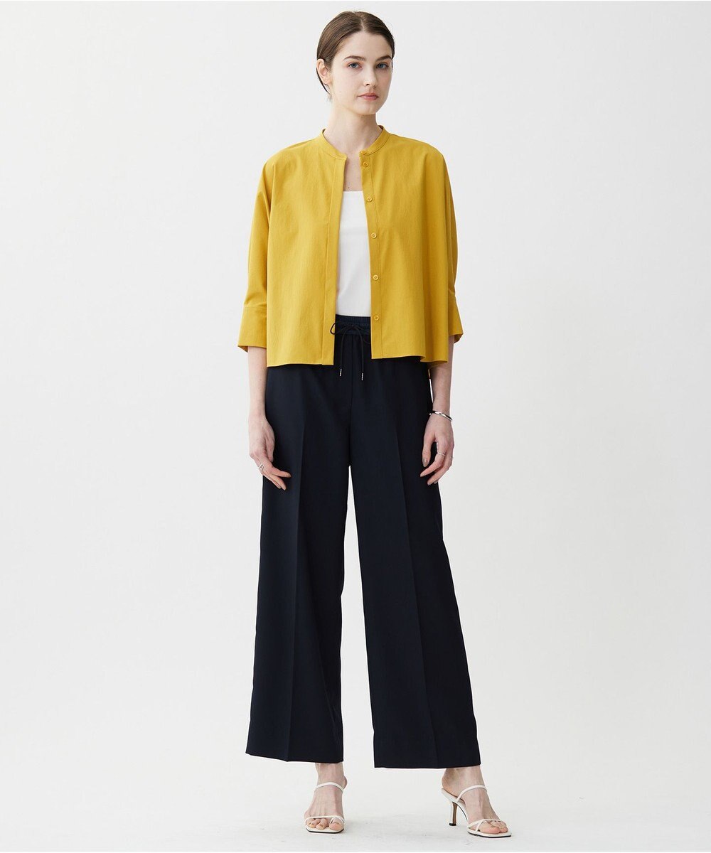 ICB L 【新色追加・UVケア・接触冷感・速乾・防シワ・洗える】 FluidBackSatin  ワイドパンツ 