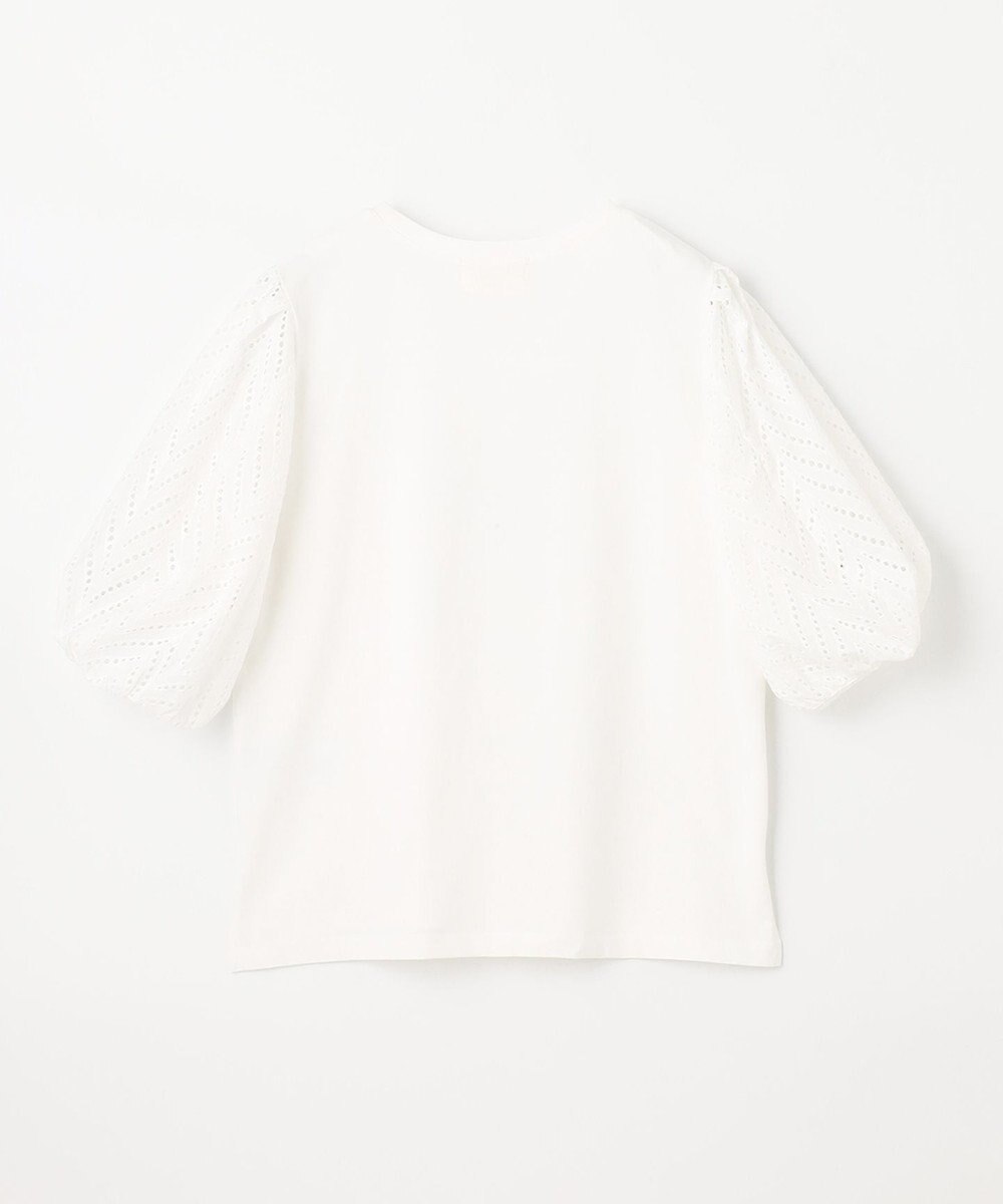 ANY スリーブレースコンビTシャツ 