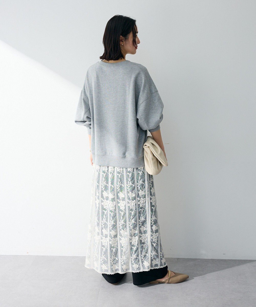 Green Parks レイヤードレーススカート 