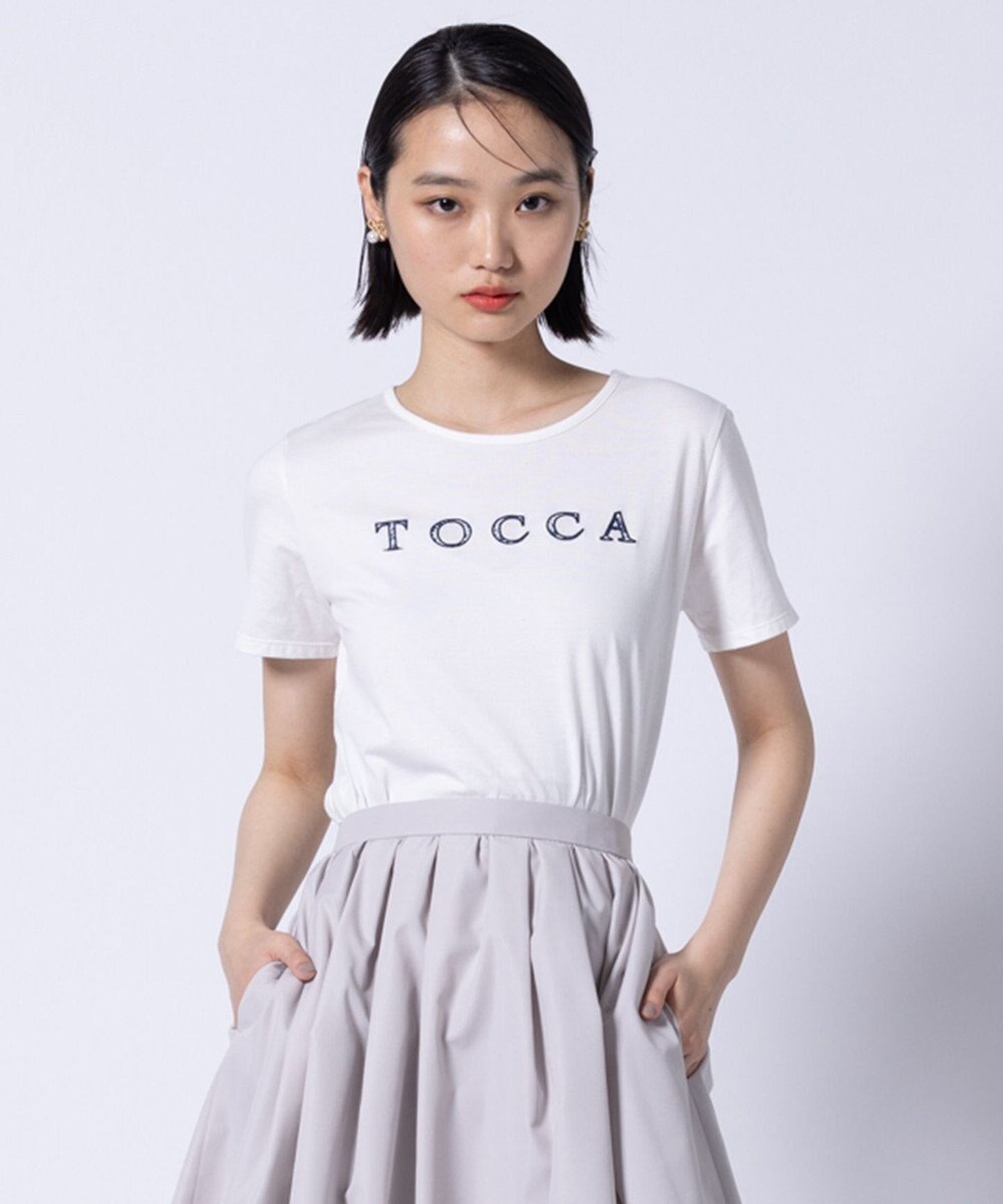 TOCCA TEXT LOGO TEE Tシャツ 