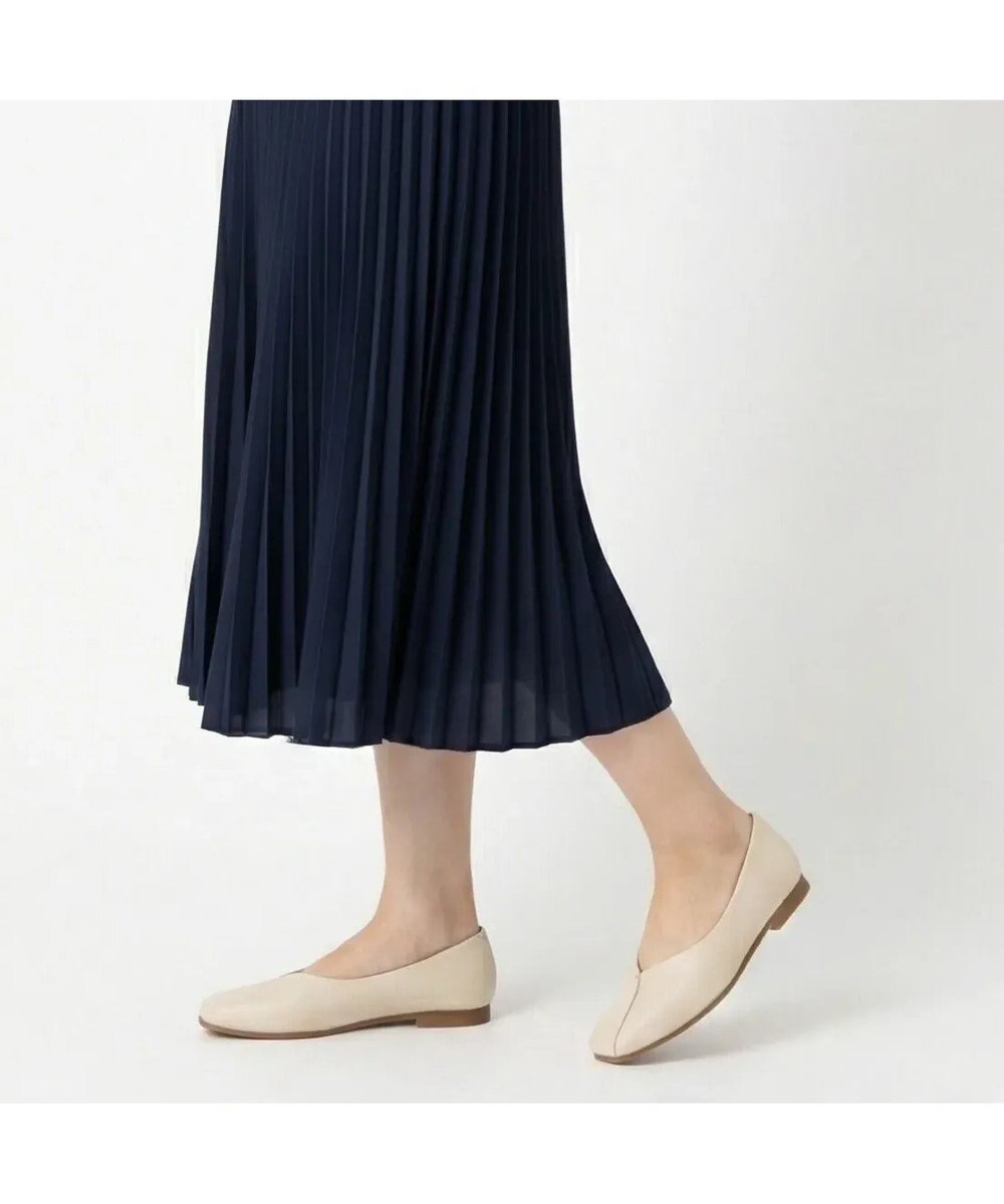 ing <ing>【WEB限定】スクエアトゥフラットシューズ 