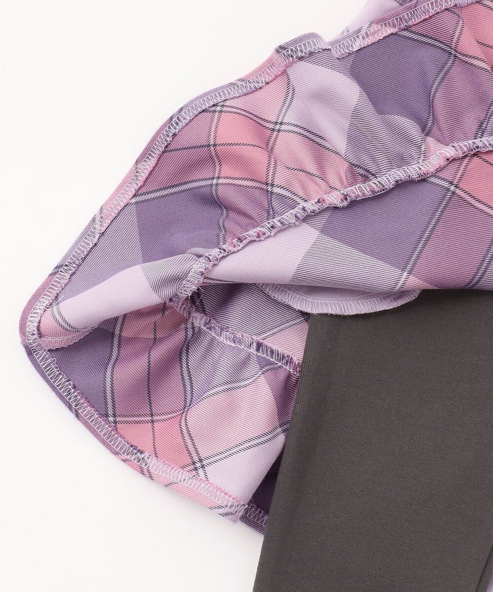 ANY KIDS チェック スカッツ 