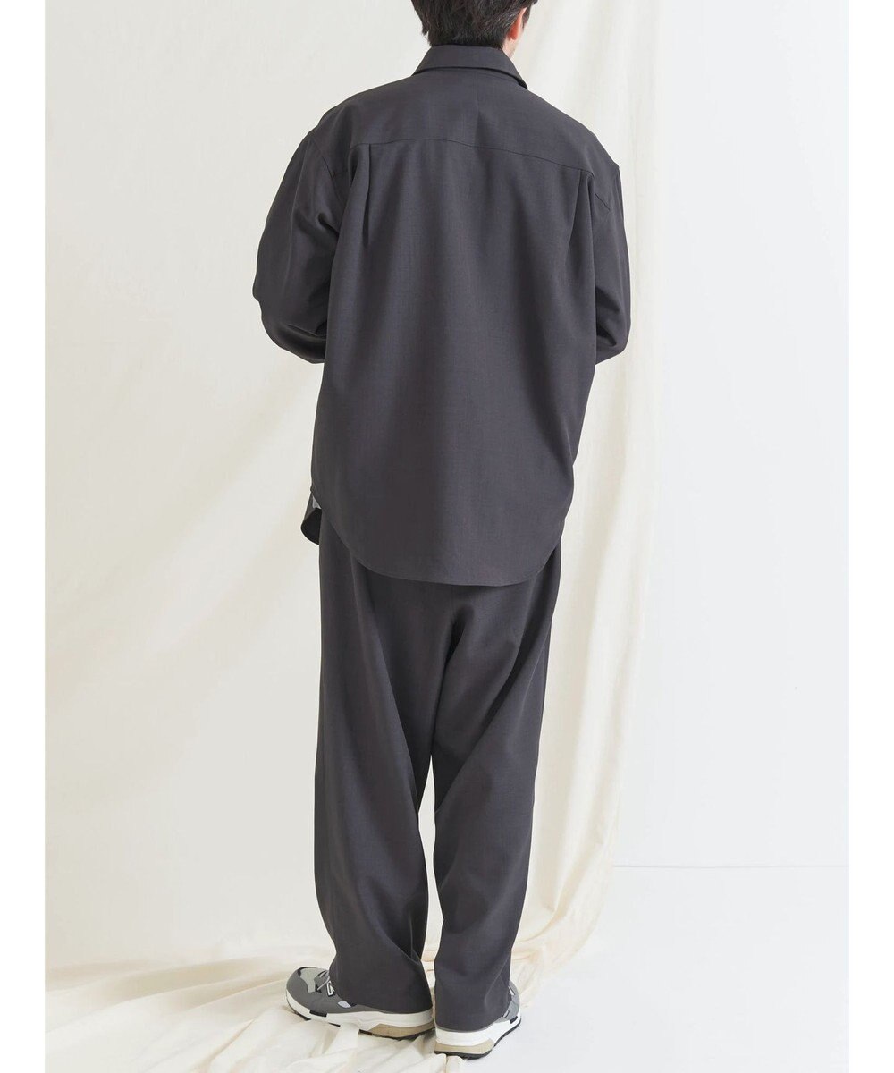 CRAFT STANDARD BOUTIQUE ポリエステルツイルポケッタブルシャツ 