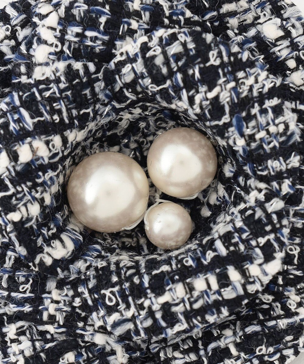 組曲 ツイードパールコサージュ 