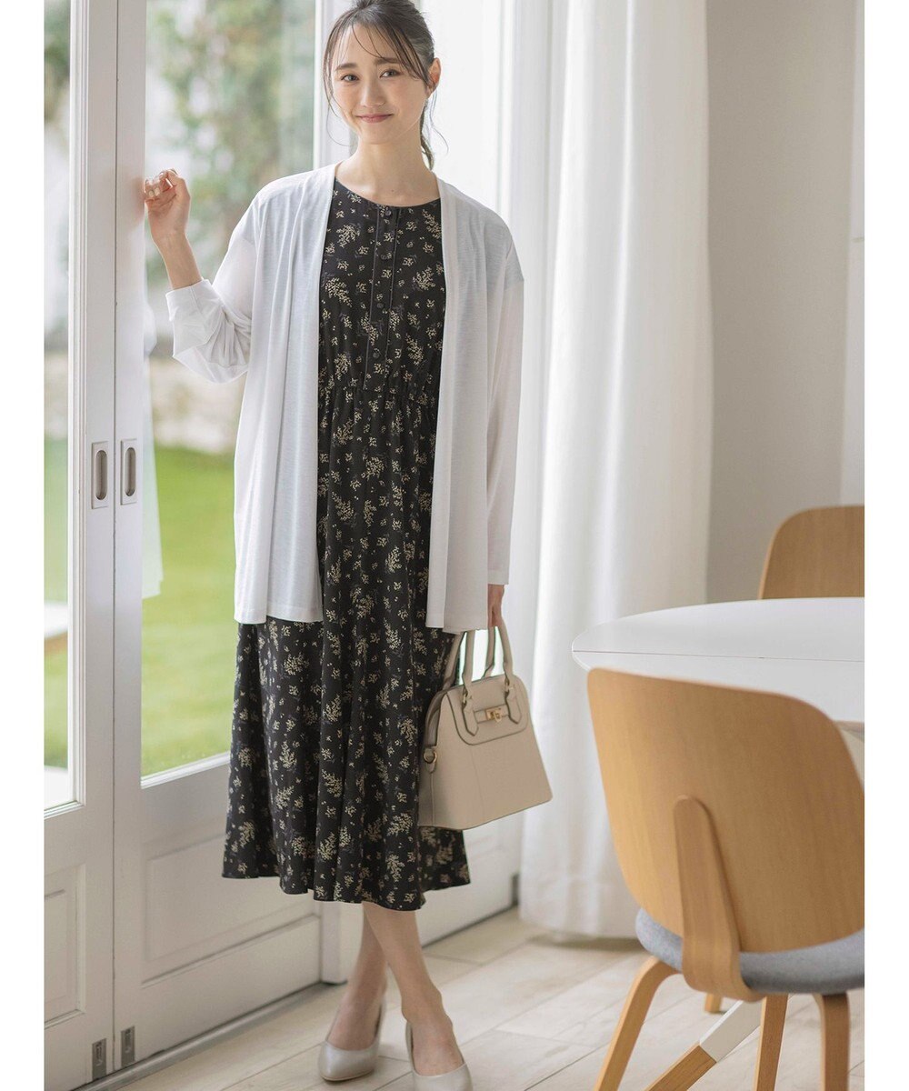 ANY SIS 【接触冷感 / UVカット】着流し カーディガン 