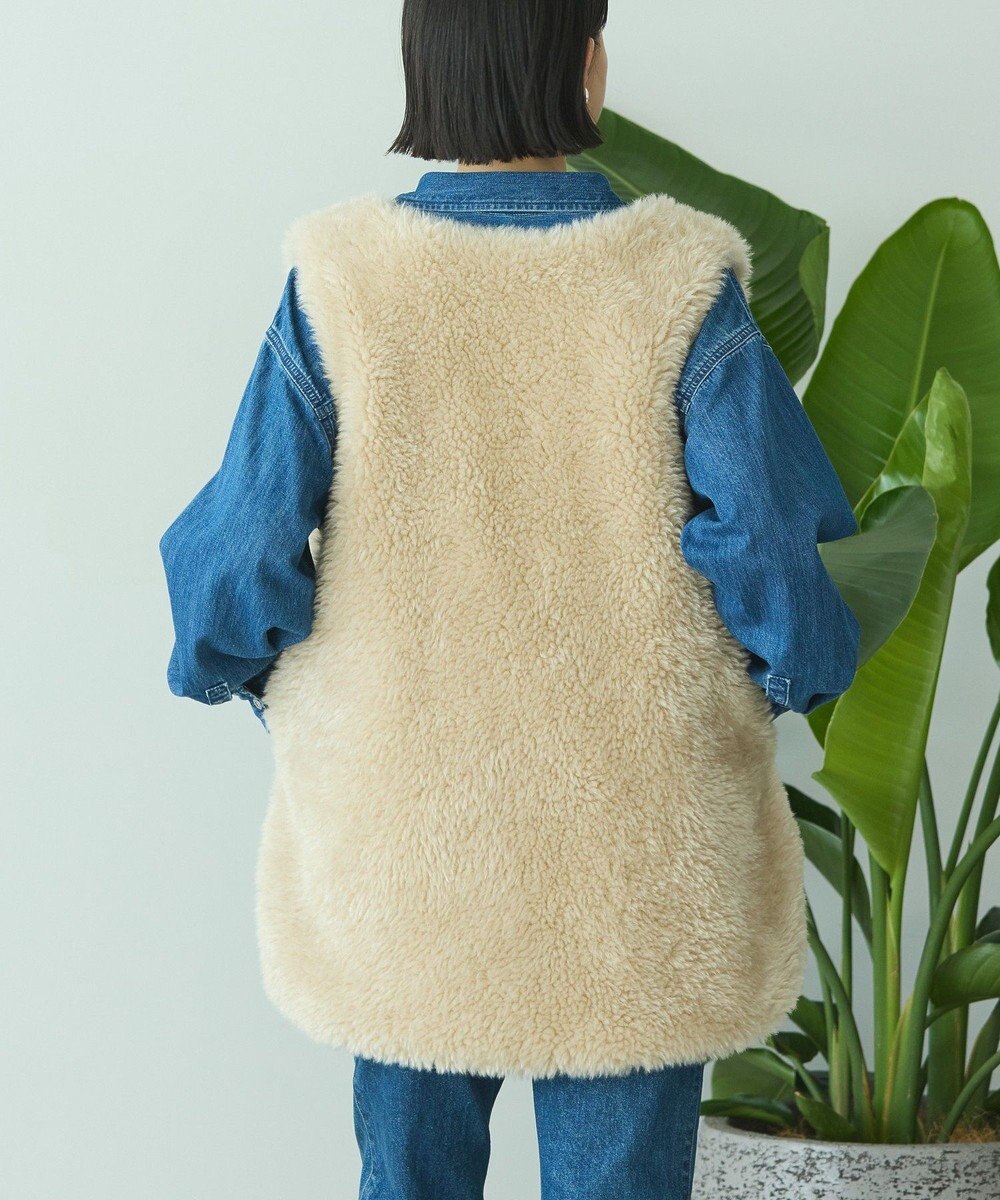 AMERICAN HOLIC 【選べる丈】ベア風ファーベスト 