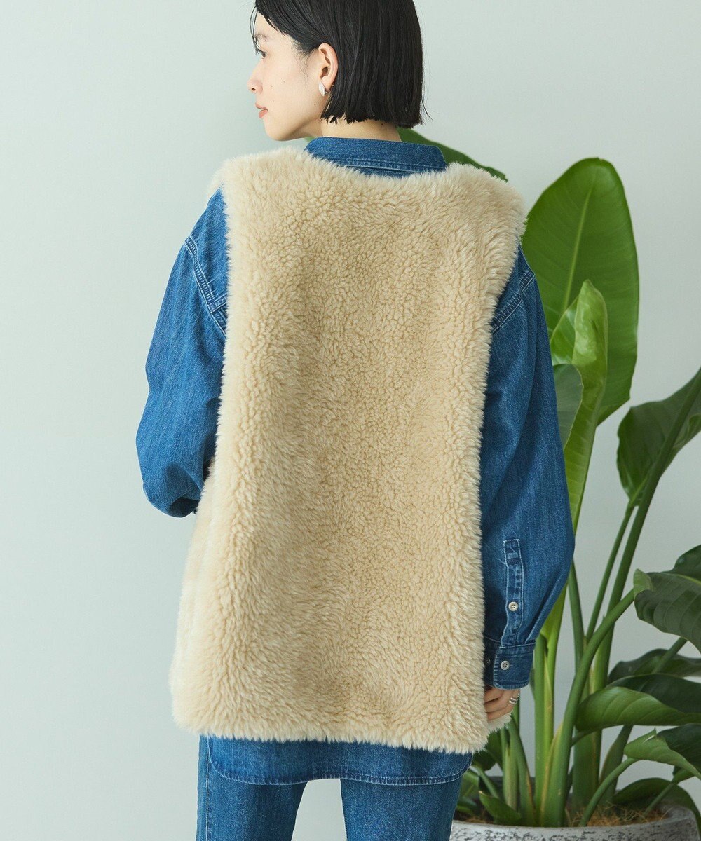 AMERICAN HOLIC 【選べる丈】ベア風ファーベスト 