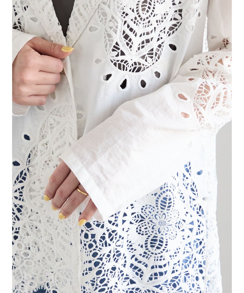 Te chichi ケミカルレースコットンジャケット 