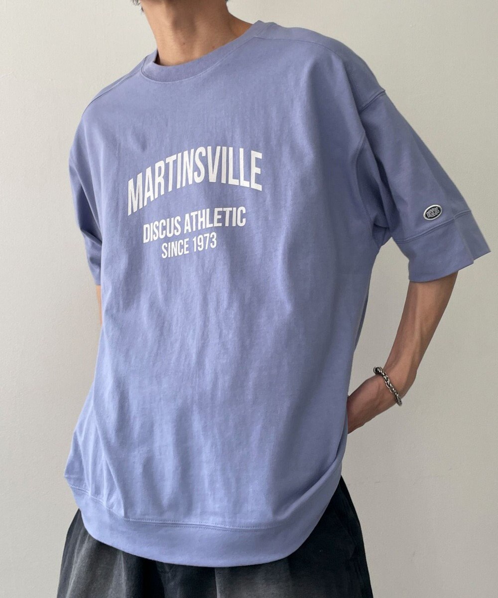 WEGO 【綿100%/MLサイズ展開】DISCUS　ルーズカレッ１００％ 