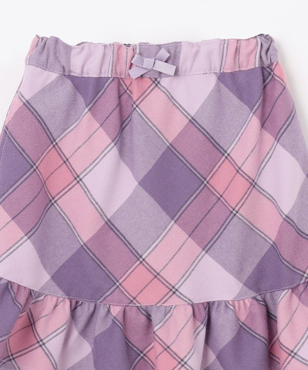 ANY KIDS チェック スカッツ 