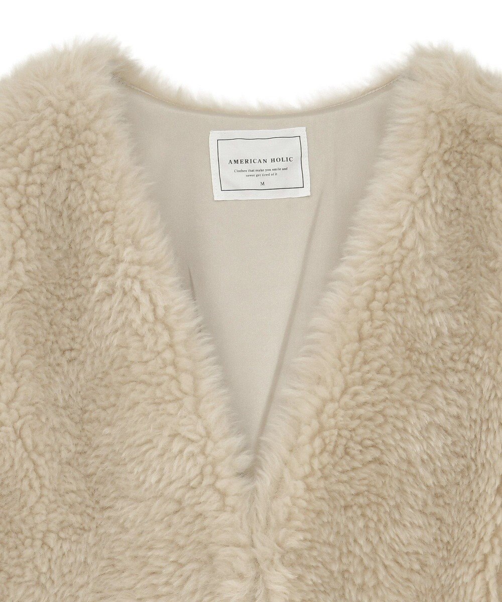 AMERICAN HOLIC 【選べる丈】ベア風ファーベスト 