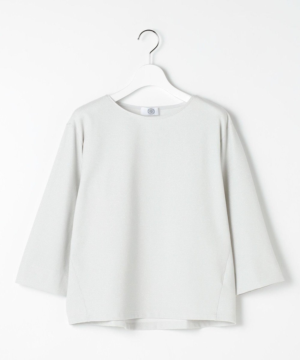 J.PRESS LADIES ラメ針抜き カットソー 