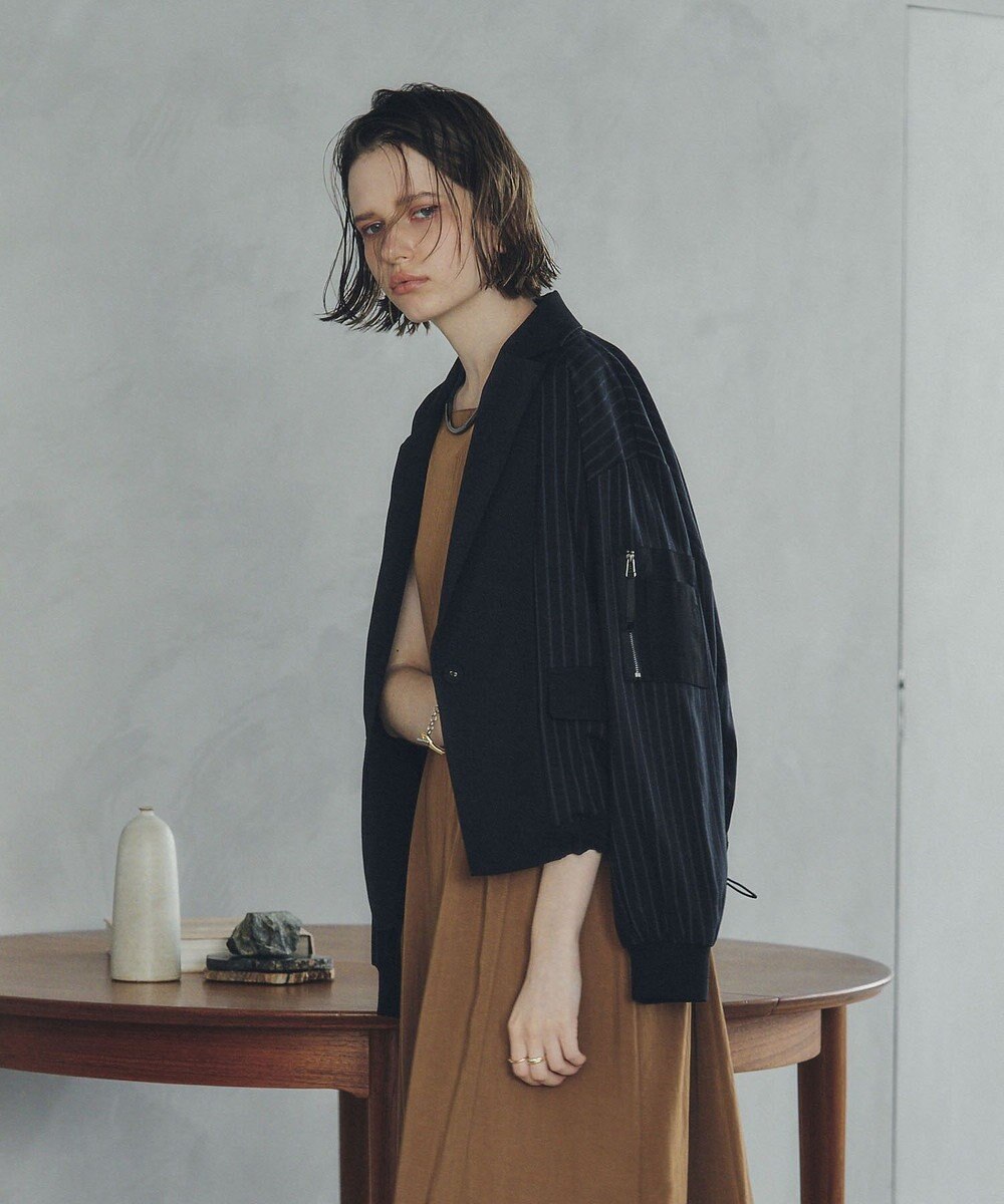 YECCA VECCA MA-1風デザインジャケット 