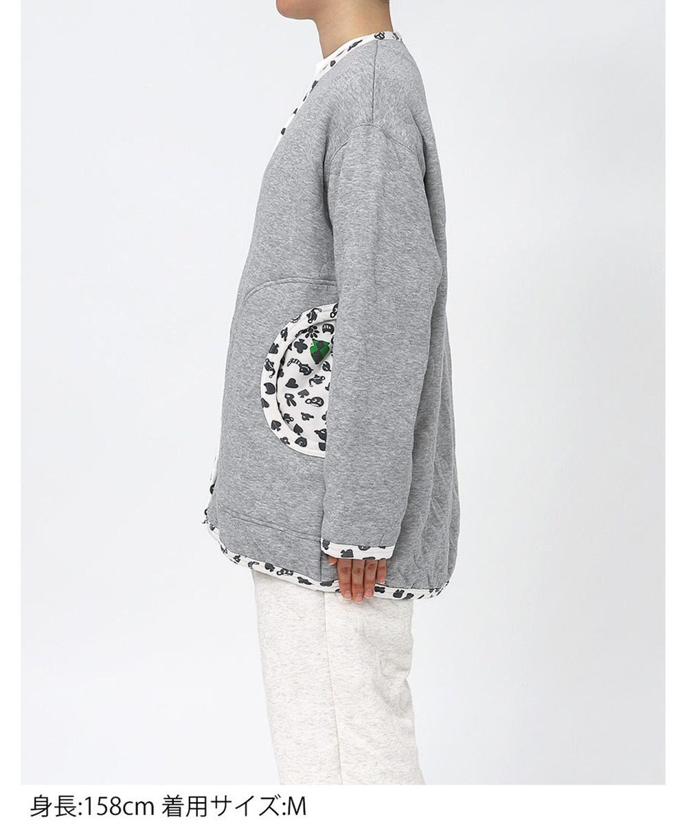 tsumori chisato SLEEP ツモリチサト カーディガン キルトニット素材(本体) あったか 長袖 ルームウェア レディース URW431 /ワコール 