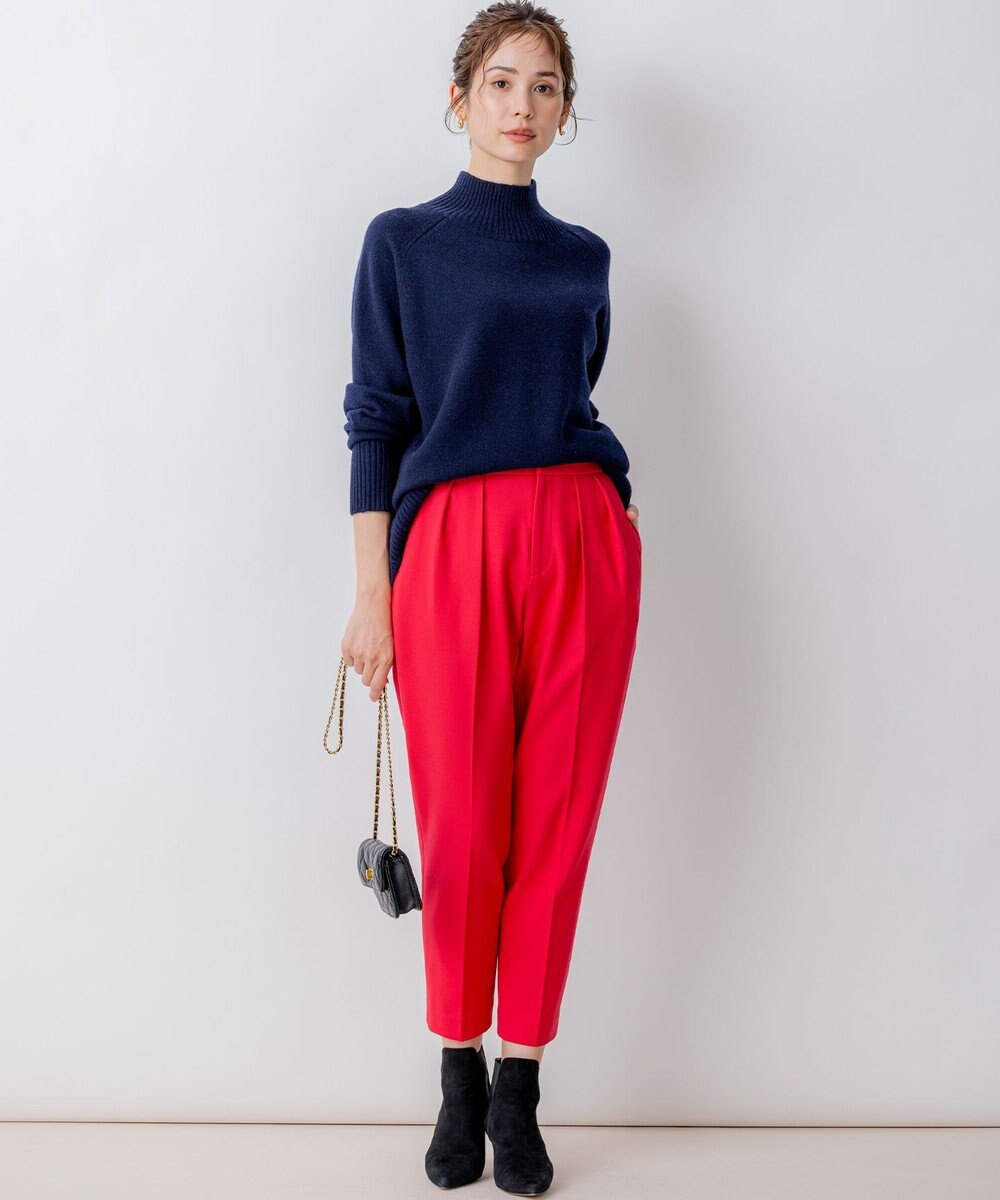 組曲 【8色展開・WEB限定】ウールカシミヤミックス ハイネック ニット 