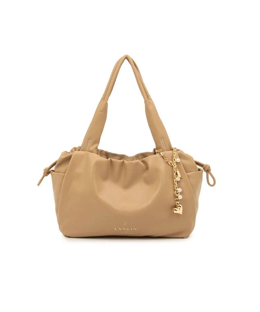 LANVIN en Bleu スフレ ハンドバッグ 