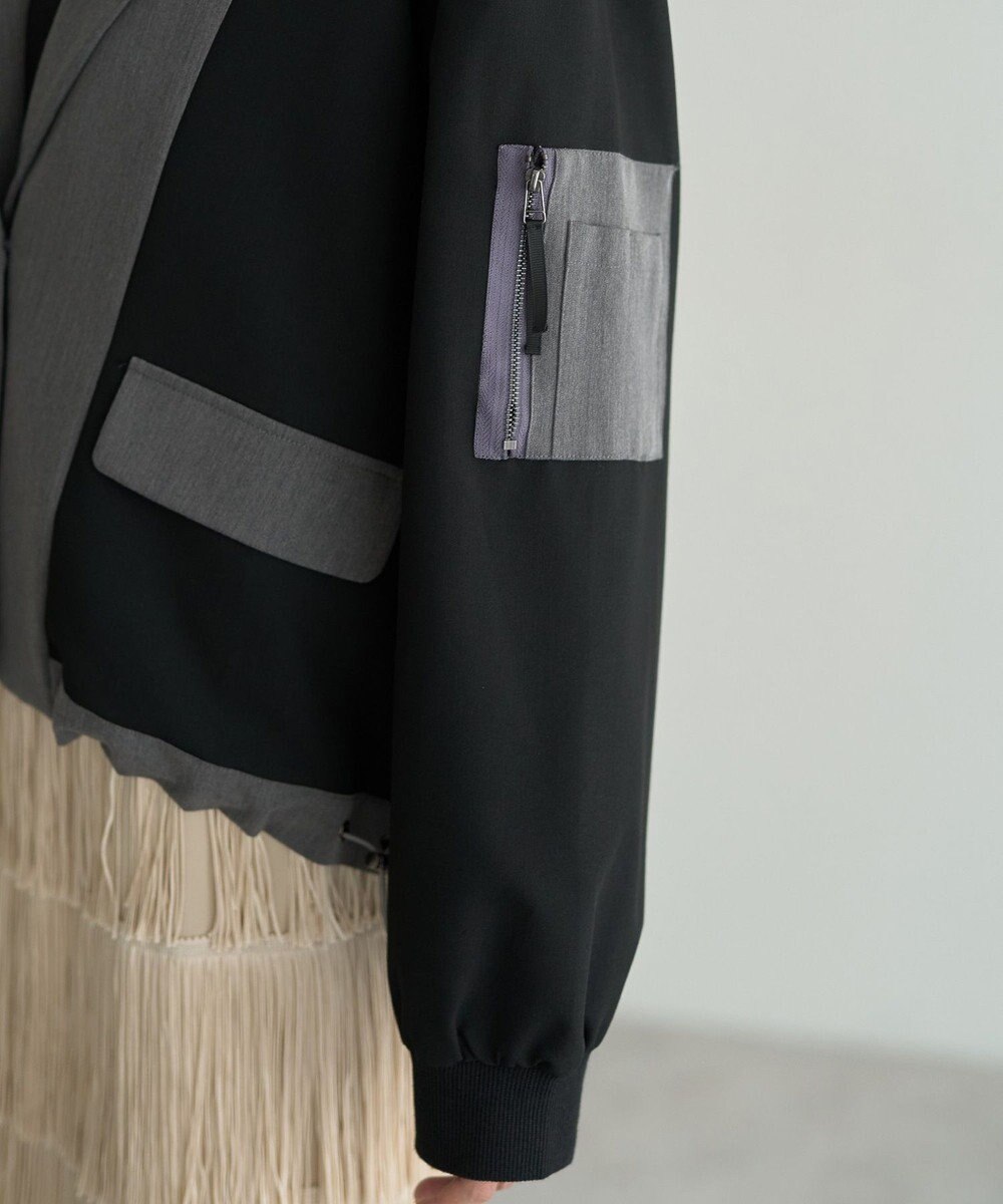 YECCA VECCA MA-1風デザインジャケット 