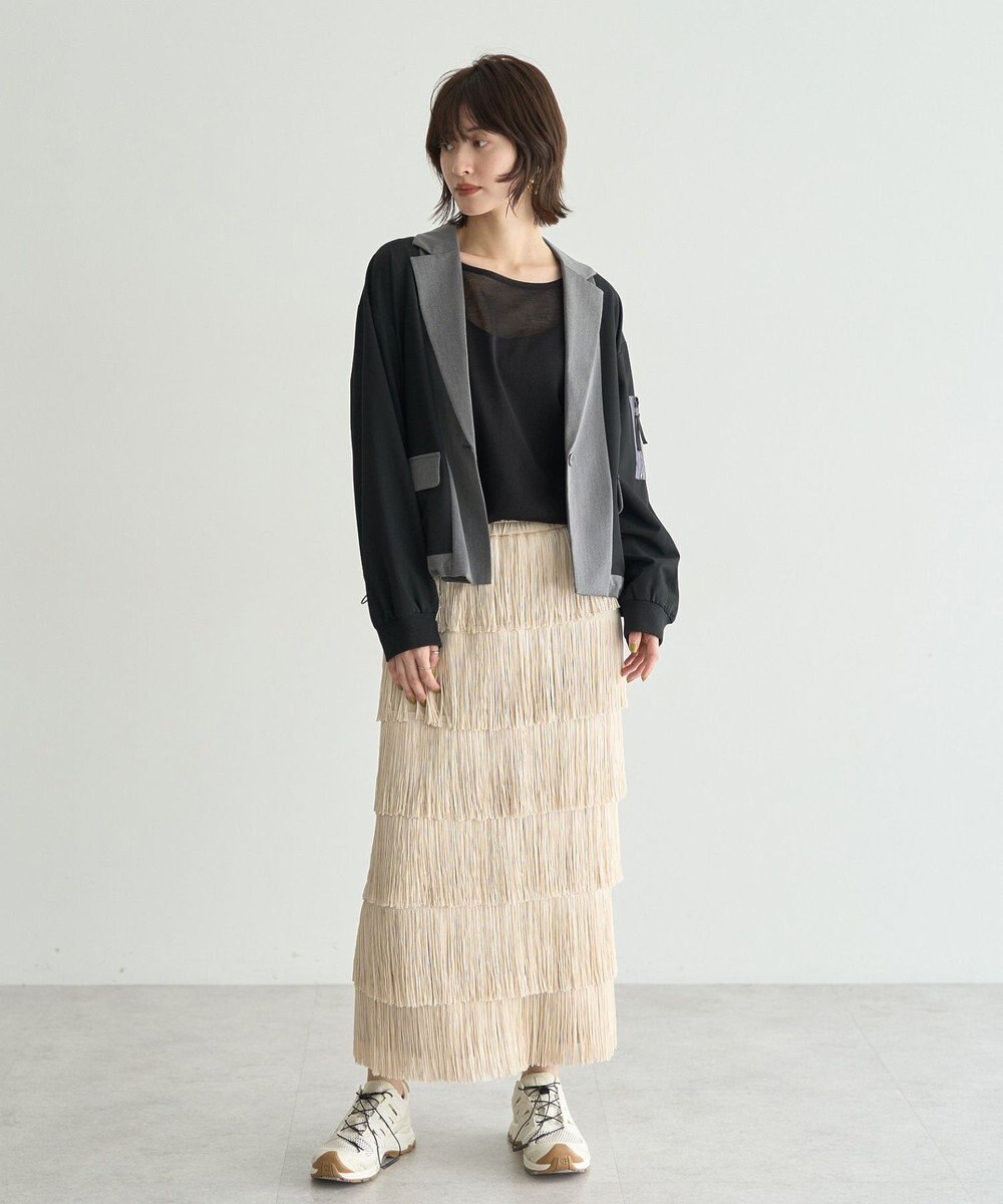 YECCA VECCA MA-1風デザインジャケット 