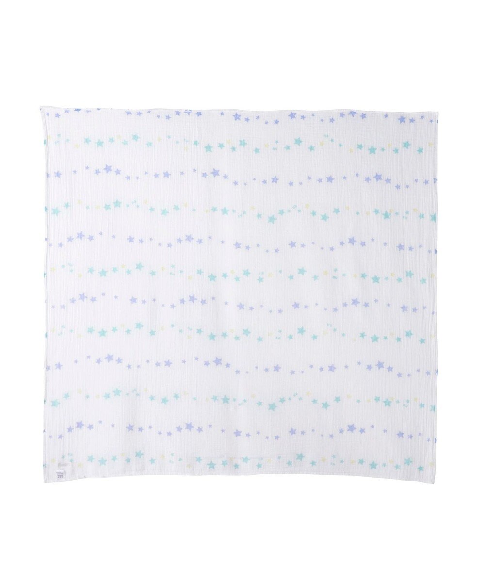 MIKI HOUSE HOT BISCUITS 二重織ガーゼのマルチケット 