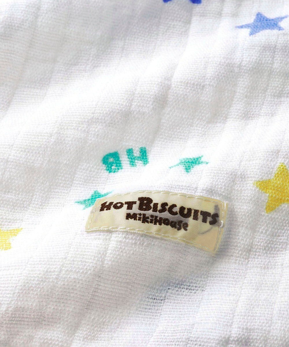 MIKI HOUSE HOT BISCUITS 二重織ガーゼのマルチケット 