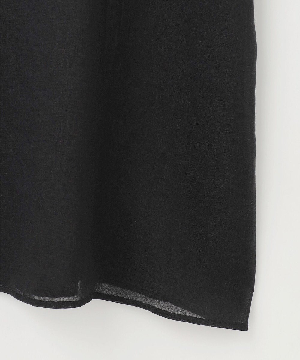 自由区 【カタログ掲載・WEB限定・接触冷感・洗える】シアーラミーローンシャツ ワンピース 