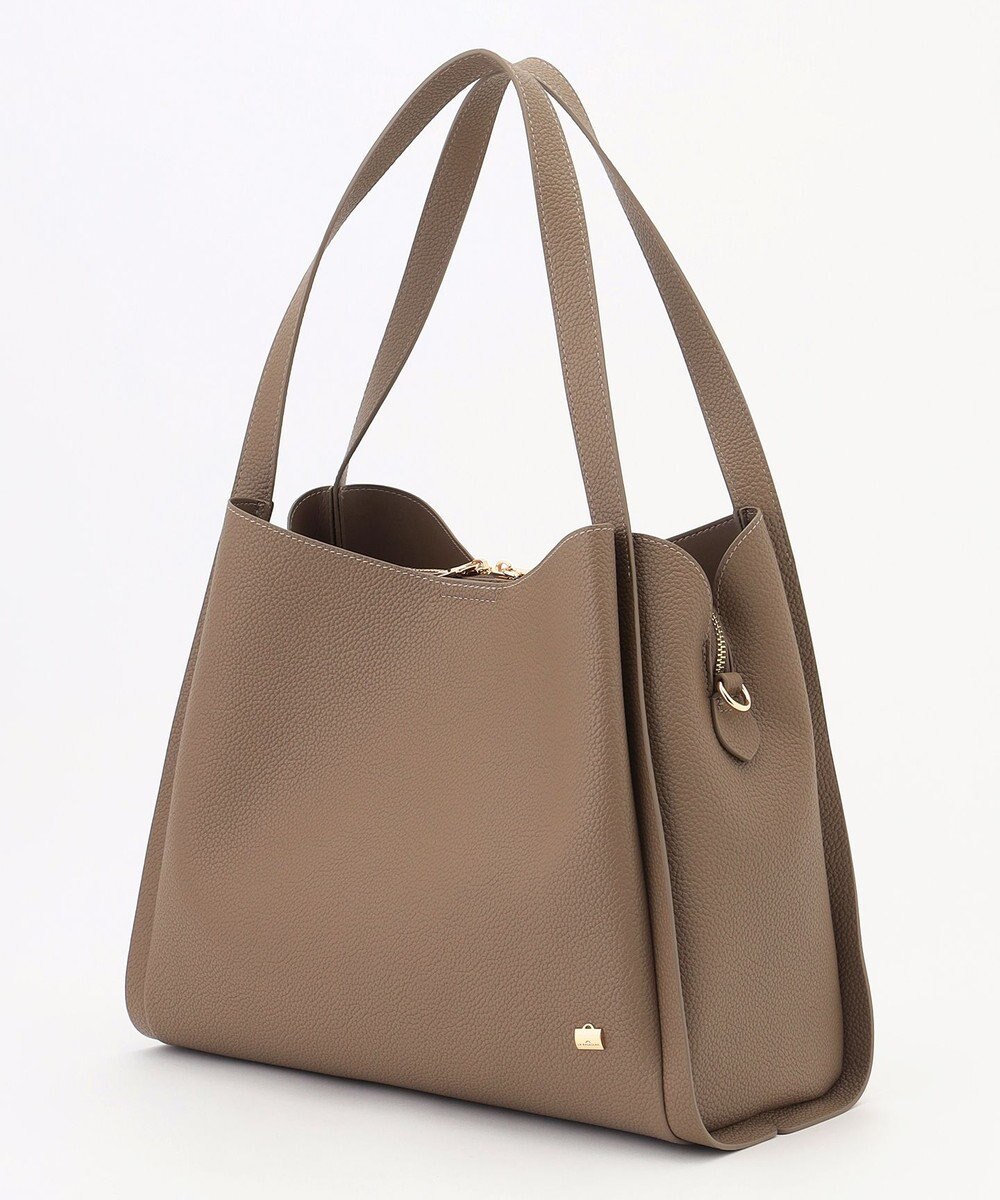 LA BAGAGERIE ソフトシュリンク2WAYハンドバッグ large 