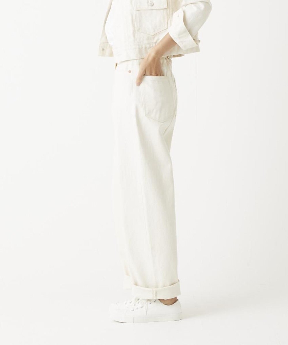 caqu modern classic テーパードデニムパンツ 