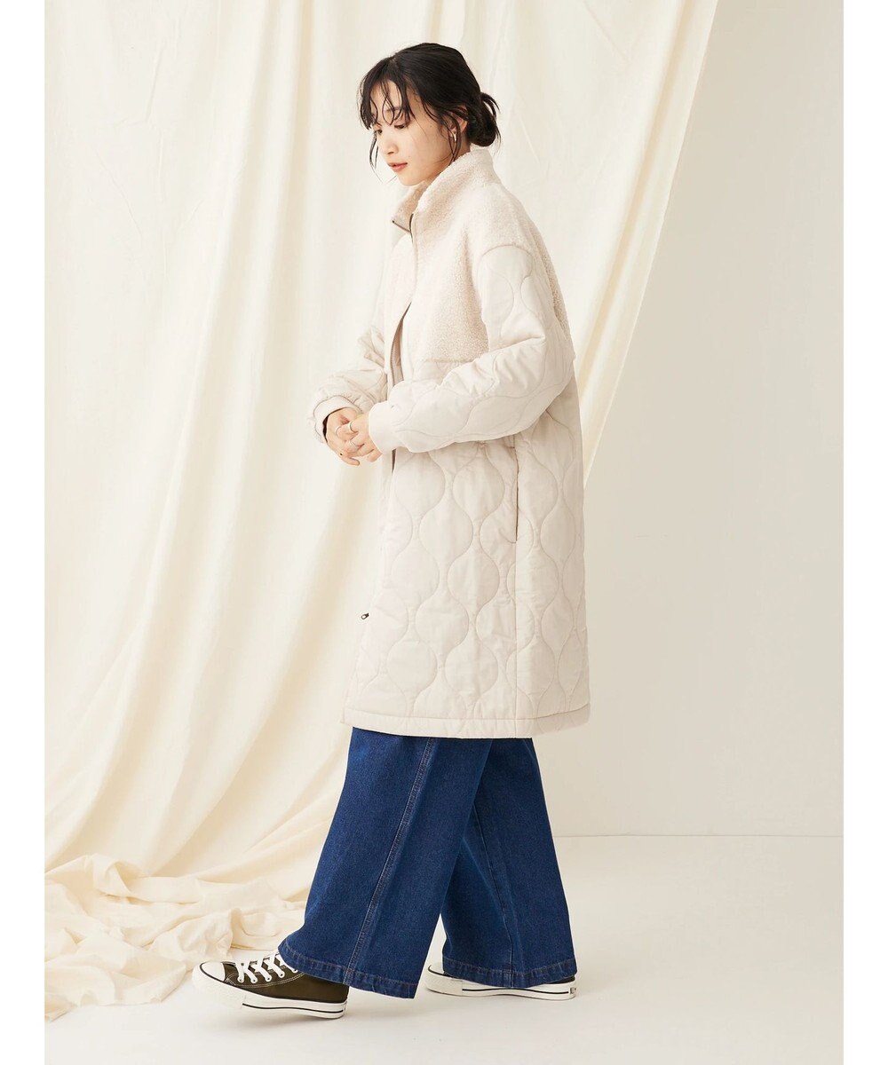 CRAFT STANDARD BOUTIQUE ボア＆キルティングスタンドコート 