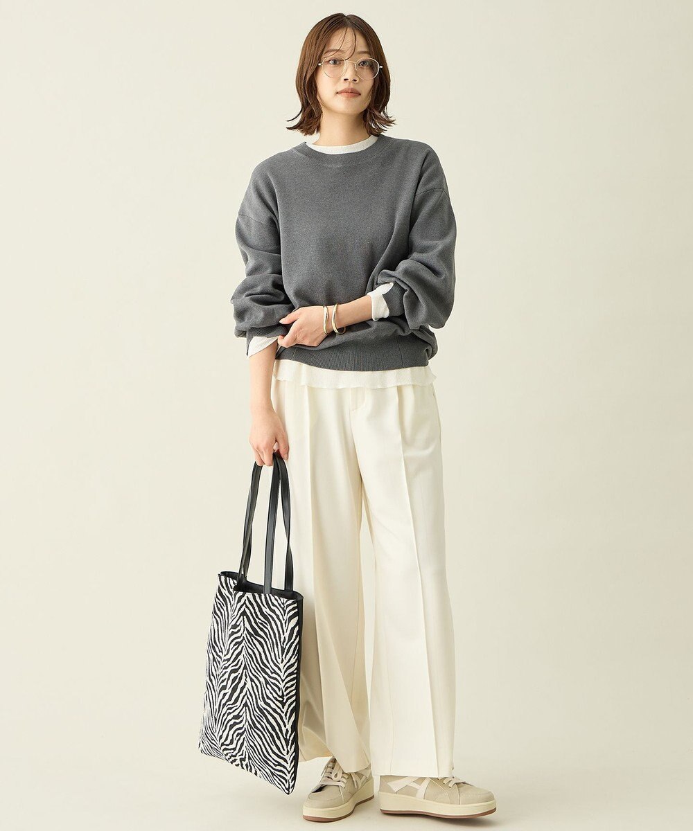 ANY L シアーワッフルロングスリーブTシャツ 