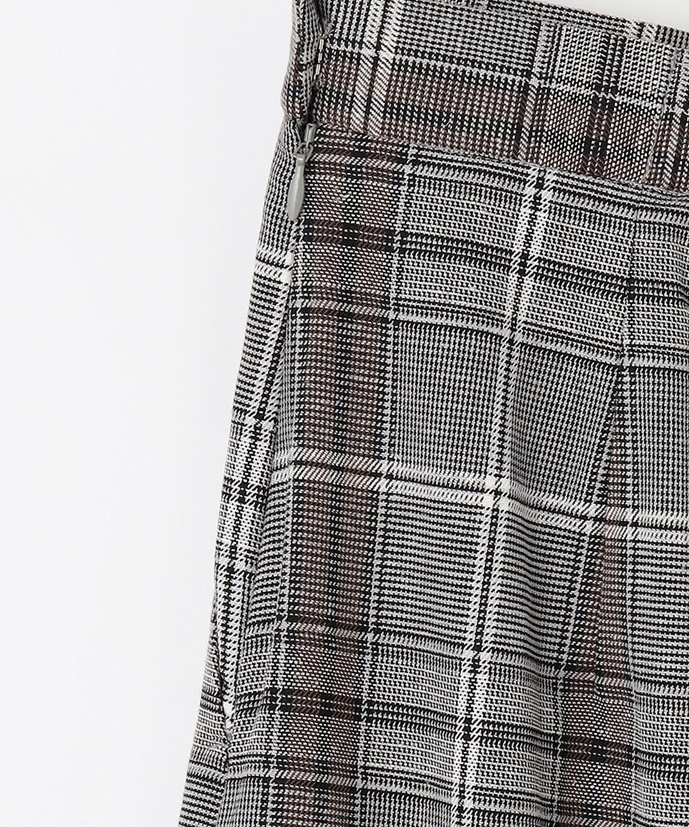 ANY 【ウエストゴム/ストレッチ】チェックタイトスカート 