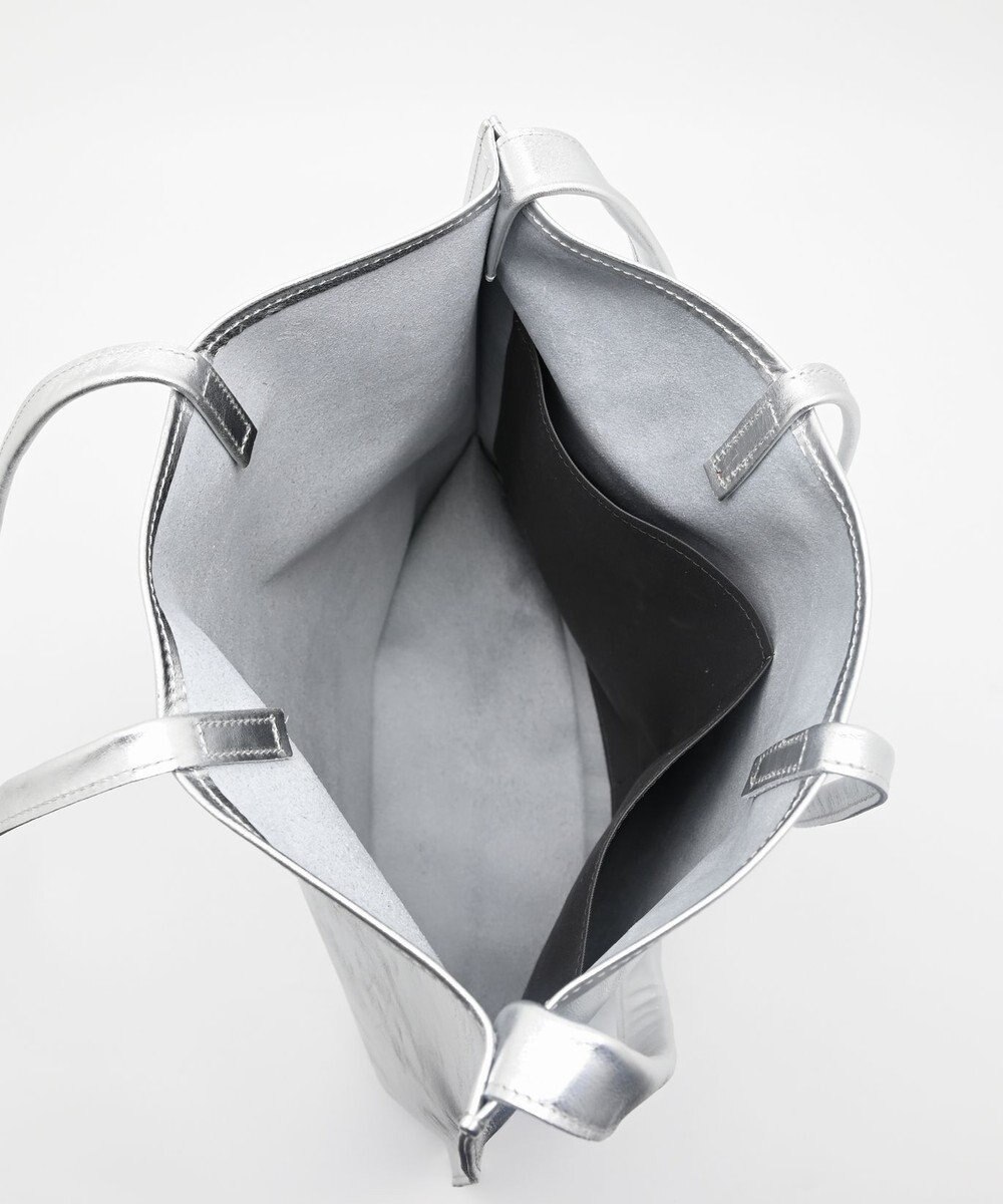 blancle メタリックレザー ガゼット2wayトートバッグ 