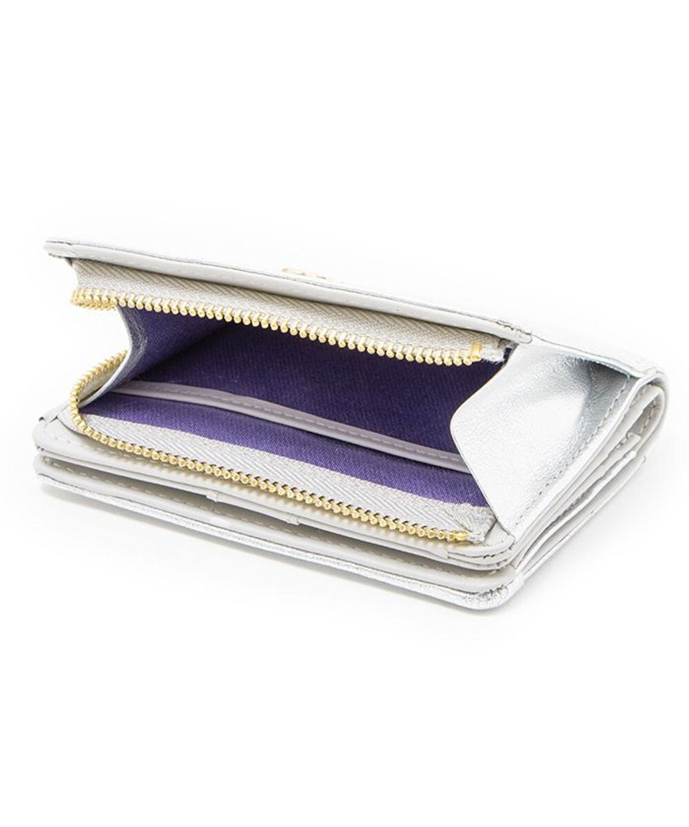 LANVIN en Bleu ペティアン Lファスナー二つ折り財布 