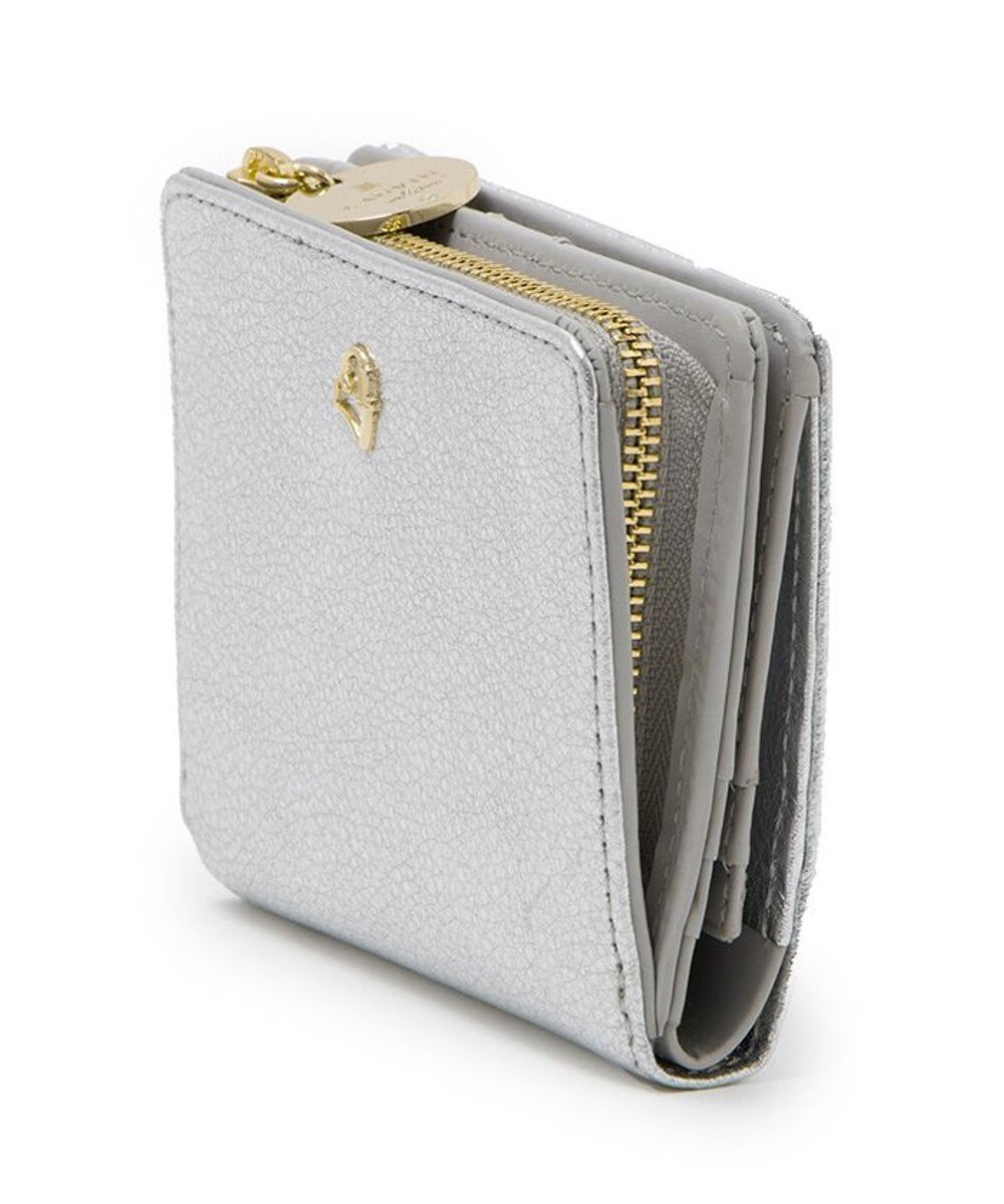 LANVIN en Bleu ペティアン Lファスナー二つ折り財布 