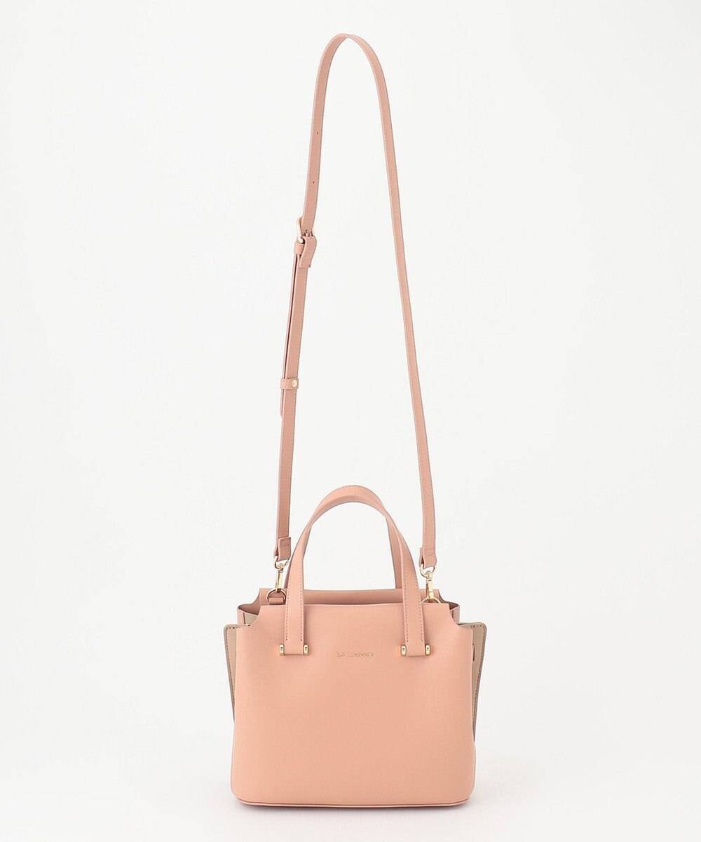 LA BAGAGERIE コンビカラー2WAYミニトートバッグ 