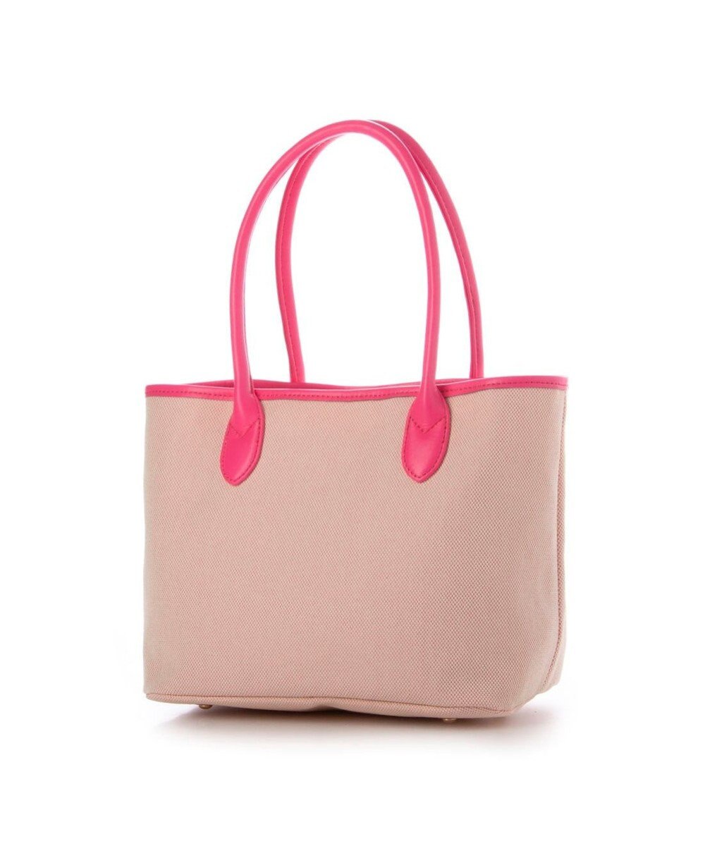 UNBILLION ペルケ perche / キャンバス・蛍光シープレザートートバッグ 